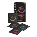 SKYN Selection+: 10 préservatifs sans latex pour hommes / 4 Original, 2 Elite, 2 Elite Extra Lubrifié, 2 Intense Feel/Technologie SKYNFEEL