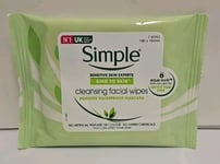 Simple Kind to Skin Cleansing Wipes 7 per pack = 70 wipes in total