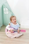 Lelin Children Kids Wooden Striped Stripe Pink Guitar Musical Instrument Toy