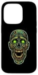 Coque pour iPhone 14 Pro Costume d'Halloween effrayant zombie maléfique