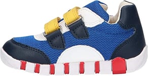 Geox Bébé garçon B IUPIDOO Boy Chaussures First Walker, Bleu Marine 1, 19 EU