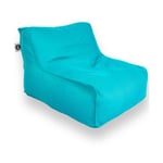 Daddy Cool fauteuil XL 100 x 90 x 70cm intérieur & extérieur flottant, déhoussable et résistant aux UV, Bleu (DC10090-4)