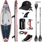 Aqua Marina Cascade 11'2" SUP-Kayak 2 En 1 Pour Kayak Et Stand Up Paddling