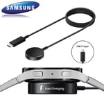 Genuine USB-C Fast Wireless Charger for Samsung Galaxy Watch5 / Watch5 Pro Black