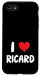 Coque pour iPhone SE (2020) / 7 / 8 I Love Ricard - Cœur