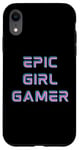 iPhone XR Retro Epic Gamer Girl Cool Gaming Stuff for Women Girls Y2K Case