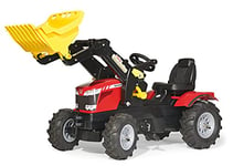 Rolly Toys 61/114/0 Massey Ferguson 8650 Tractor with Frontloader and Pneumatic Tyres, Red
