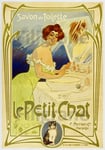 LE PETIT CHAT SAVON Rsal-POSTER HQ 40x60cm d'une AFFICHE VINTAGE