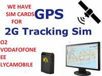 2g Sim Card For Gps Tracking Device Tracker Gsm Car Pet Child Personal O2 02