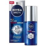 Nivea Men Anti-Age 2 In 1  Anti Dark Power Serum - Luminous 630 + Hyaluron  New