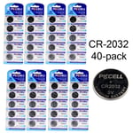 CR2032 40-pack Lithium batterier CR 2032 3V  batteri