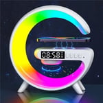 4-IN-1 Wireless Charger Lamp Alarm Clock for iPhone/Samsung/Xiaomi/Huawei