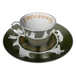 The Lord of The Rings Fellowship Collectors Plate & Mirror Mug Set