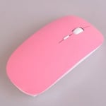 Souris sans fil optique - Bluetooth 2.4 - Dpi réglable + dongle Bluetooth USB - pour PC et MAC - Rose