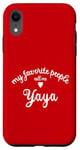 iPhone XR My Favorite People Call Me YAYA Greek Grandma Greece yiayia Case