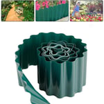 Bordure de pelouse en plastique, 1 rouleau 20 cm 9 m jardinage vert flexible bordure de pelouse de jardin en pvc bricolage clôture de jardin