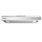 COMFEE' 60 cm Visor Cooker Hood SLIF17SS-60 LED Under Cabinet Hood Wall Mount...