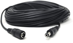 MainCore 20m Long DC Power 5.5 x 2.1mm / CCTV Camera Monitor,etc, Extension, Extender Cable Cord Lead, Plug to Socket (Available in 0.50m, 1.5m, 2m, 3m, 4m, 5m, 10m) (20m)
