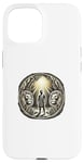 Coque pour iPhone 15 Daniel in the Lion's Den: Faith Defeats Fear Inspirational