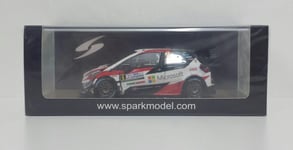 Spark 1/43 Modèle Miniature Voiture Rallye Toyota Yaris WRC Tanak Argentine 2018