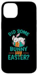 iPhone 14 Plus Did Some Bunny say Easter? colorful Easter Eggs Case