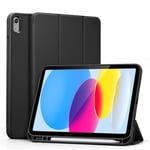 ESR iPad 10,9" 2022 (10. generation) Rebound-etui med penrum - sort