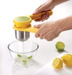 Joseph Joseph Helix Citrus Press Lemon Squeezer Handheld Juicer - Green