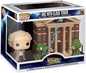 Funko Pop Town Doc With Clock Tower Back To The Future Doctor Emmett Brown New