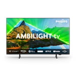 PHILIPS Ambilight 50PUS8309 4K LED Smart TV - 50 Inch Display with Pixel Precise Ultra HD Titan OS Platform and Dolby Atmos Sound, Works with Alexa and Google Voice Assistant - Matt Black