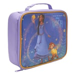 Disney Kids Official Merch by Polar Gear-Back to School Supplies Bag Kids-600D Insulated Girls Lunch Box Wish Star, Asha, Valentino, Polyester