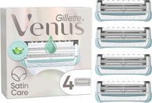 Gillette Venus Satin Care 4x Paquet Lames de Rasoir pour La Région Neuf (497)