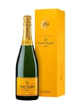 Veuve Clicquot Yellow Label Brut Champagne In Gift Box 75cl 12% ABV NEW