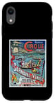 Coque pour iPhone XR Affiche vintage Carnaval Paris Maillot Bordeaux