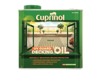 Cuprinol UV Guard Decking Oil Natural 2.5 litre CUPDON25L