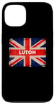 Coque pour iPhone 13 Drapeau Luton Bedfordshire Born And Bred