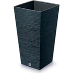 Prosperplast - Pot de fleurs avec reserve d´eau 34x34x66cm anthracite - furu