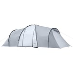 Rootz Family Camping Tent - Dome Shelter - Outdoor Canopy - UV Protection - 590cm x 245 cm x 193 cm