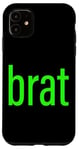 Coque pour iPhone 11 Green Brat