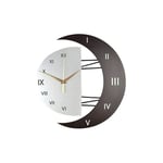 Horloge murale moderne Design moderne Horloge murale Creative Moon Frame Horloge de cuisine Horloge murale pour la maison (33 33)