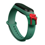 Xiaomi Mi Band 4/3 Armband Xmas Gift Silicone - Grön