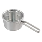 Annkky Milk Pot Stainless Steel, 16 cm Milk Pan with Lid, 1.5 Liter