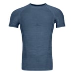 Ortovox 230 Competition Short Sleeve - T-shirt en laine mérinos homme Petrol Blue XXL