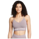 Under Armour Sports Bra Ladies Seamless Support Low Vest Crop Top Removable Pads