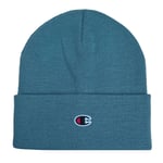 Champion Logo Beanie Hat Mens Blue One Size 100% Genuine Brand New