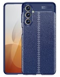 Samsung Galaxy M54 5G      Leather Texture Case    Navy