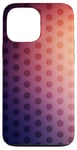 Coque pour iPhone 13 Pro Max Violet à pois jaunes dégradés