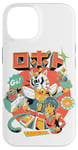 Coque pour iPhone 14 Neko Roboto Kawaii Mecha Hero Japonais Dessin Animé Chat Robot