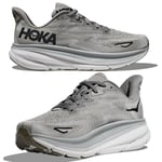 HOKAONE ONE CLIFTON 9 Herrskor Mesh Lågskor Löparskor för Väg Light Grey + Black 42.5