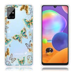 Samsung Deco Galaxy A31 kuoret - Perhonen Monivärinen