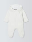 John Lewis Heirloom Collection Baby Snowsuit, White